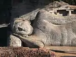 Buddha statues in Gal Vihara