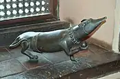 Bronze rat (vehicle for Ganesha), Patan Museum