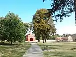 Gardens around monastery