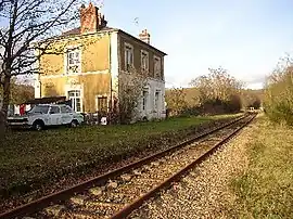 The railway station in Berjou