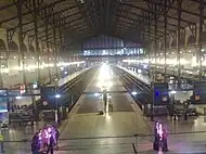 Image 5Empty Gare du Nord train station during the November 2007 strikes in France.