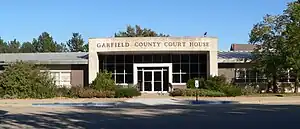 Garfield County Courthouse in Burwell