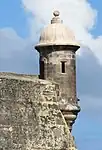 Garita at Castillo San Cristóbal (San Juan) in San Juan, Puerto Rico.