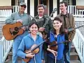 Gary Ruley and Mule Train on January 16, 2005 -- (top) Gary Ruley, Will Lee, Brennan Gilmore mandolin; (bottom) Mary Simpson, Ann Marie Calhoun.