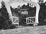 Entrance gate of the Monte Verità sanatorium 1907.