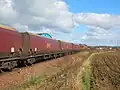 A coal train heading up to Kilmarnock.