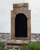 West gate with its archaic relief decoration