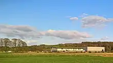 Burnley F.C.'s training facility, on the north side of the river, completed in 2017