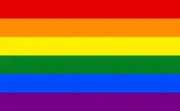 Gay pride flag