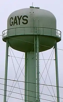 Gays water tower