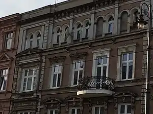 Detail of a balcony