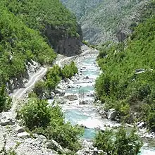 Cem river in Kelmend