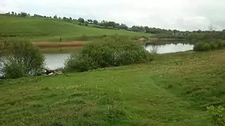 The lake of Geding Sø.