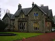 A view of the side of the house which faces Beith.