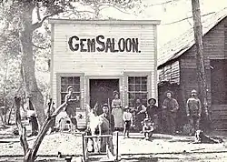 The Gem Saloon in Manchester, circa 1880