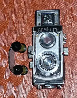 Gemflex twin lens reflex camera