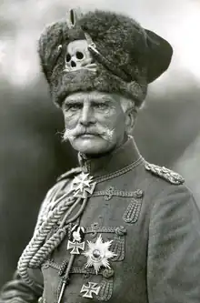 Generalfeldmarschall August von Mackensen wearing the 1914 Grand Cross.