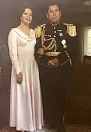 General Terrazas with his wife, Doña Beatriz de Alencar.