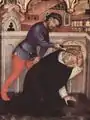 The murder of Peter Martyr, by Gentile da Fabriano