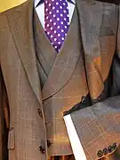 Image 33Edwardian-style Windowpane tweed suit worn in England in the early 2010s (from 2010s in fashion)