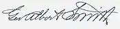 Signature of George Albert Smith