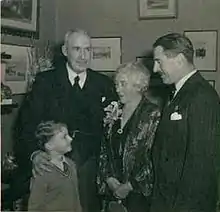 Mr & Mrs George Cummins Morphett on the occasion of their golden wedding anniversary, 1951