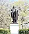 Copy (1856) of George Washington by Jean-Antoine Houdon (1791) in Lafayette Square in St. Louis.