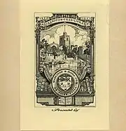 Bookplate for the East Hampton Library