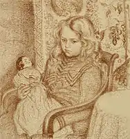 Girl with doll, 1904