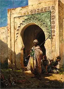 The Guard, oil on canvas, private collection.