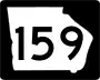 State Route 159 marker