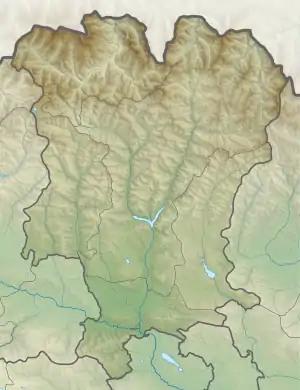 Map showing the location of Keterisi Mineral Vaucluse Natural Monument