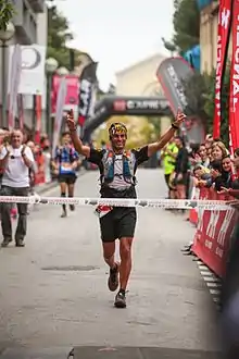 Gerard Morales winner of Ultratrail Collserola 2014.