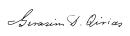 Gjerasim QiriaziGerasim D. Kyrias's signature