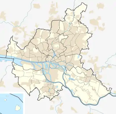 Volksdorf  is located in Hamburg