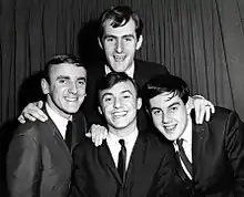 The band in 1964: Les Maguire (top),Freddie Marsden, Gerry Marsdenand Les Chadwick