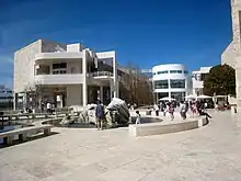 Image 9Exhibitions Pavilion and Rotunda of the Getty Center, Los Angeles, an art museum