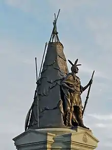 Tammany, 42nd New York Infantry Memorial (1891) at Gettysburg Battlefield in Gettysburg, Pennsylvania