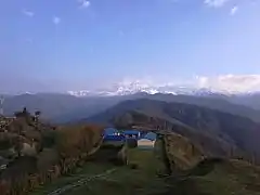 Mountain view in background from Ghalegaun.