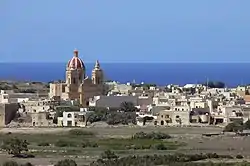 Għasri as seen from the Cittadella