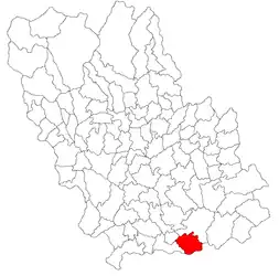 Location in Prahova County