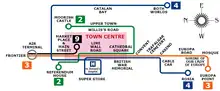 Image 23Gibraltar Bus Company bus routes (right-click to enlarge). (from Transport in Gibraltar)