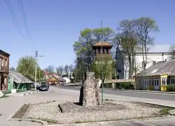 Giedraičiai Church and belfry