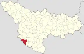 Location in Timiș County