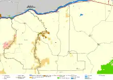 Map of Gilliam County