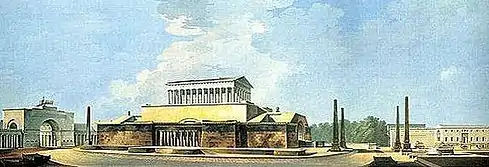 Gilly's plan for a monument to Frederick II of Prussia, Berlin, 1797