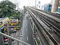 View of the tracks from the platform