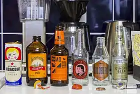 Photo of ginger beer bottles