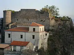 Castle and theatre of Gioiosa Ionica.