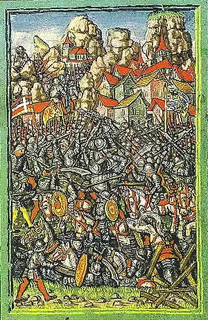 Battle of Giornico (28 December 1478)